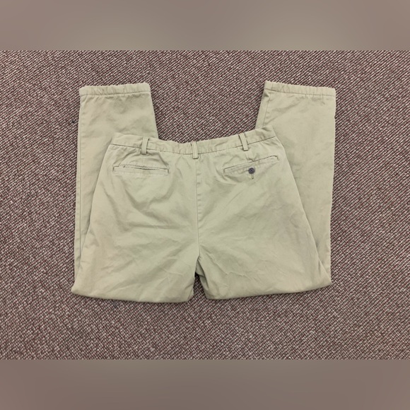 Men’s 37 x 30 Lands’ End 100% Cotton Flannel Lined Traditional Fit Chino Pants - Picture 10 of 15